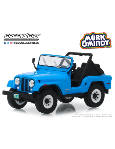 Coche de metal en miniatura Jeep CJ-5 "Mork & Mindy" (1978-82) Greenlight 1/43