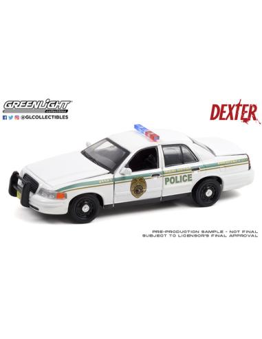 Coche de metal en miniatura Ford LTD Crown Victoria "Dexter" (2006) Greenlight 1/43
