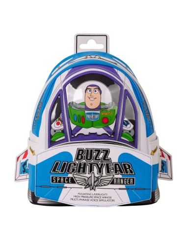 LOUNGEFLY Mochila Buzz Lightyear 30th Anniversary Toy Story Disney Pixar Loungefly 26cm