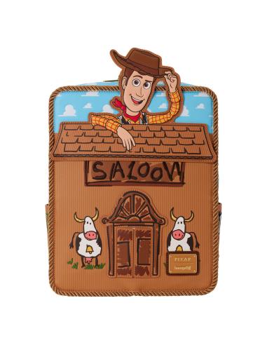LOUNGEFLY Mochila Woody 30th Anniversary Toy Story Disney Pixar Loungefly 28cm