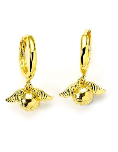The Carat Shop Harry Potter Pendientes Golden Snitch (Dorado)