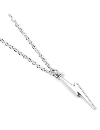 The Carat Shop Harry Potter Collar con Colgante Lightning Bolt (bañado en plata)