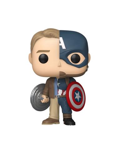 Funko Marvel POP! Vinyl Split- Cap/Steve Exclusive 9 cm
