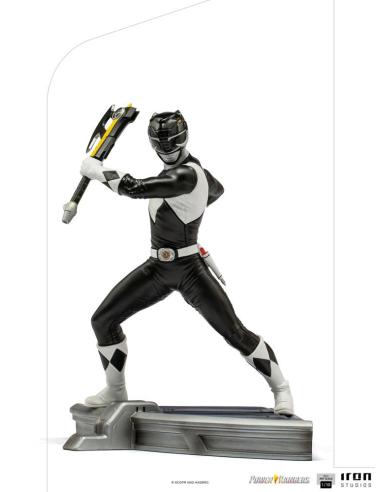 Iron Studios Power Rangers Estatua 1/10 BDS Art Scale Black Ranger 17 cm