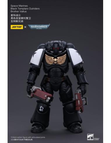 Joy Toy (CN) Warhammer 40k Figura 1/18 Space Marines Black Templars Outriders Brother Valtus 14 cm
