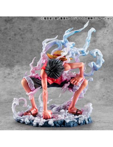 Megahouse One Piece Estatua PVC P.O.P. Monkey D. Luffy Gear 2 Limited Edition 19 cm