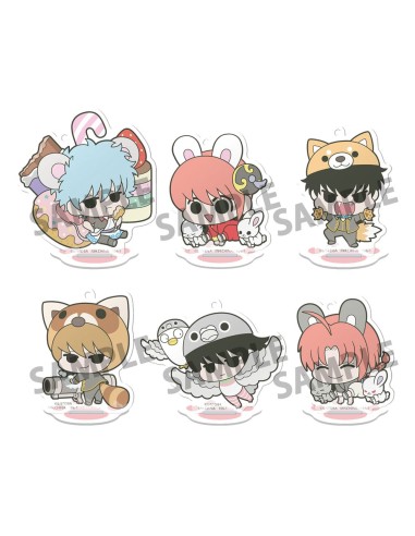Megahouse Gintama Figuras acrílico Prince Hata & Animal Paradise 6 cm Expositor (6)