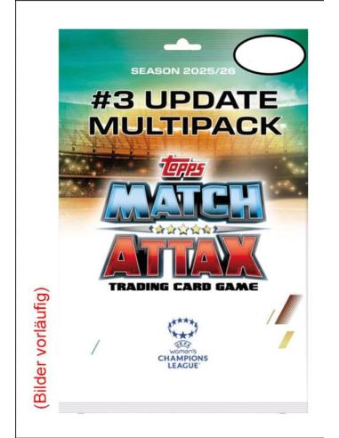 Topps/Merlin UEFA Women's Champions League Match Attax Cartas Coleccionables 2025/26 Mega Multipack Update Queens of Europe *Edi