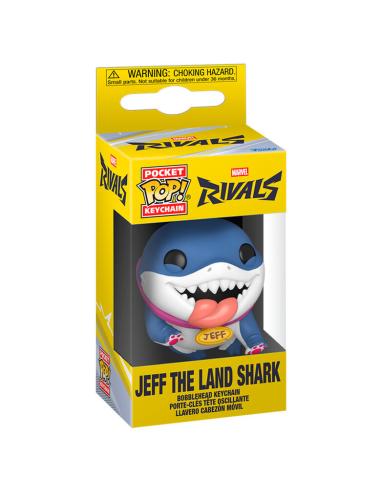 FUNKO Llavero Pocket POP Marvel Rivals Jeff the Land Shark