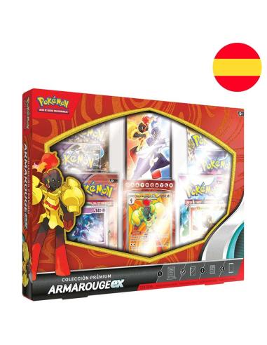 BANDAI Blister juego cartas coleccionables Armarouge Pokemon español