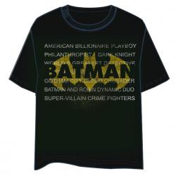 Camiseta Letras Batman DC Comics adulto
