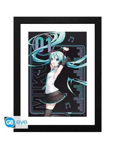 HATSUNE MIKU FRAMED PRINT 01