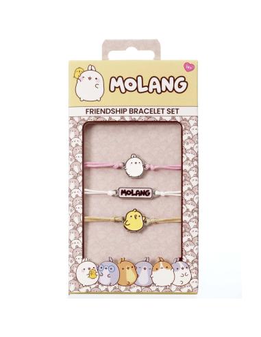 THE CARAT SHOP Blister 3 pulseras de la amistad Molang