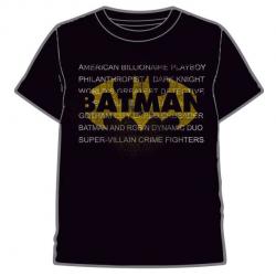 Camiseta Letras Batman DC Comics infantil
