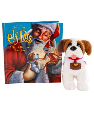 CEFA TOYS Set Cuento + Peluche Perro San Bernando Elf Pets español
