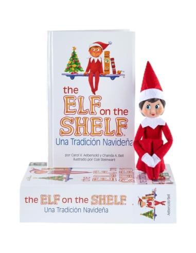CEFA TOYS Set Cuento + Muñeco Elfo niña The Elf On the Shelf español