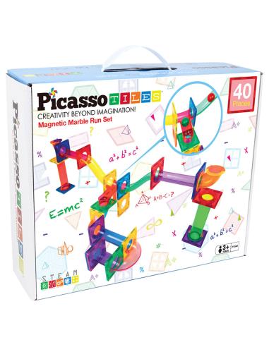 PICASSO TILES Circuito de canicas magnetico 40pzs