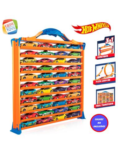 CEFA TOYS Maletin portacoches 3 en 1 Hot Wheels