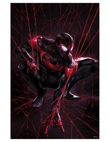 Sideshow Collectibles Marvel Litografia Spider-Man Miles Morales 61 x 41 cm - sin marco