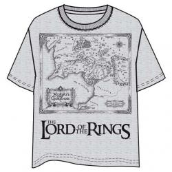 Camiseta Mapa El Señor de los Anillos adulto