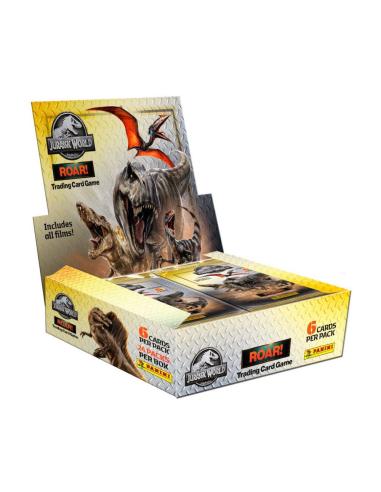 Panini Jurassic World Roar Cartas Coleccionables Flow Packs Expositor (24)