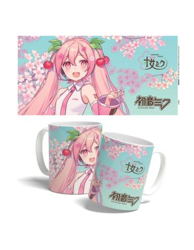 POPbuddies Hatsune Miku Taza Sakura Miku Cherry Blossom 325 ml