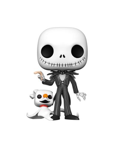 Funko Pesadilla antes de Navidad Super Sized POP! Disney Vinyl Figura Jack w/Zero 25 cm