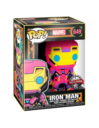 FUNKO Figura POP Marvel Iron Man Black Light Exclusive