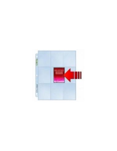 Hojas de 9 bolsillos Side Load de carga lateral Premium Ultra Pro - 100 unidades