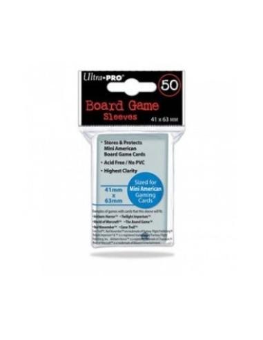 Fundas Mini 41mm x 63mm Board Game Sleeves (50 fundas) Ultra Pro.