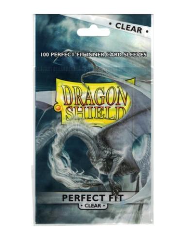 Fundas standard Perfect Fit Clear Transparente (100 fundas) Dragon Shield.