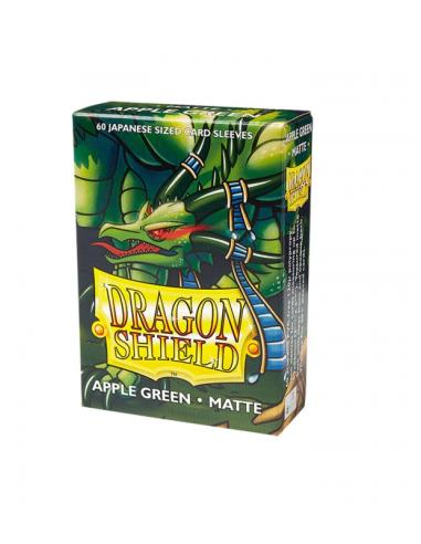 Fundas Small 59mm X 86mm Japanese Matte Verde Manzana (60 Fundas) Dragon Shield