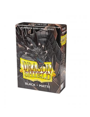 Fundas Small 59mm X 86mm Japanese Matte Negro (60 Fundas) Dragon Shield