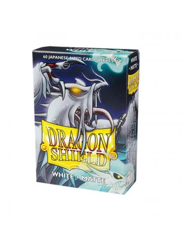 Fundas small 59mm x 86mm Japanese Matte Blanco (60 fundas) Dragon Shield.