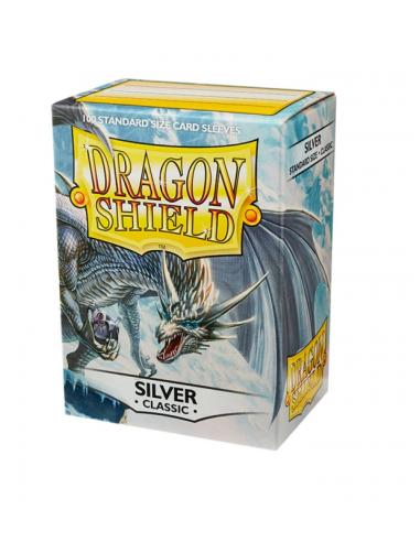 Fundas Standard Plata (100 fundas) Dragon Shield.