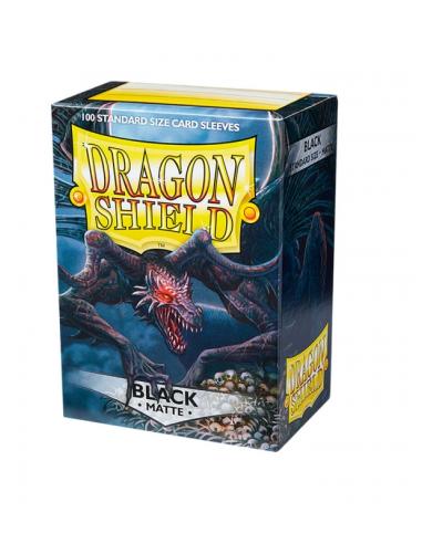 Fundas Standard Matte Negro (100 fundas) Dragon Shield