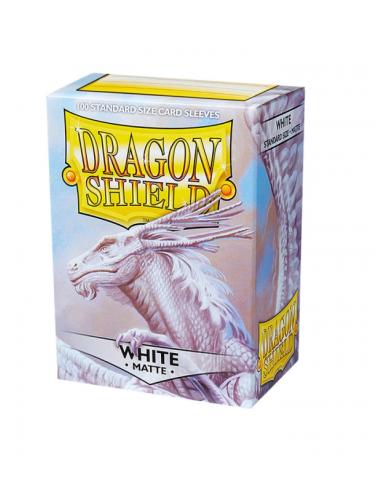 Fundas Standard Matte Blanco (100 fundas) Dragon Shield.