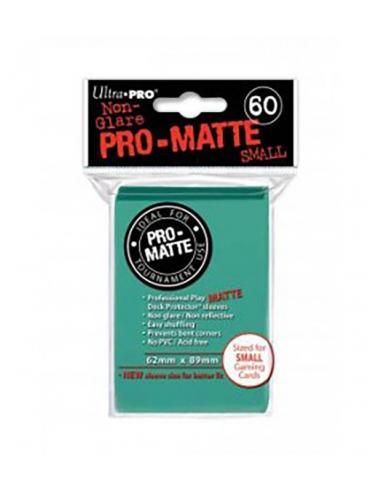 Fundas Small 62mm x 89mm Pro Matte Aqua (60 fundas) Ultra Pro.