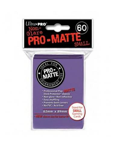 Fundas Small 62mm x 89mm Pro Matte Morado (60 fundas) Ultra Pro.