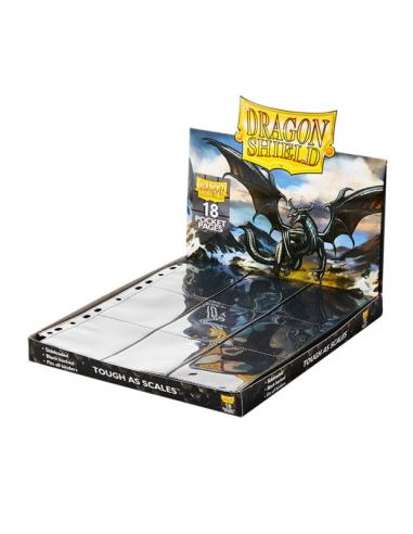 Páginas de 18 bolsillos para cartas standard Dragon Shield