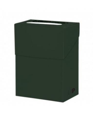 Caja de mazo Deck Box New Solid Verde Oscuro Ultra Pro