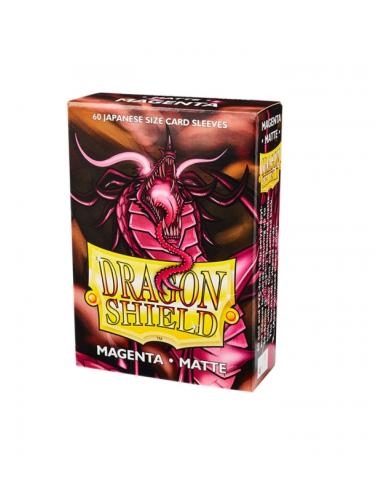 Fundas Small 59mm x 86mm Japanese Matte Magenta (60 fundas) Dragon Shield.