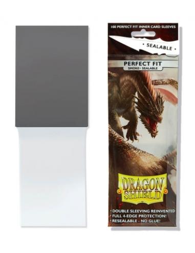 Fundas Standard Perfect Fit Sealable Smoke (100 fundas) Dragon Shield.