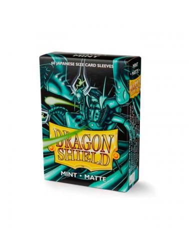 Fundas Small 59mm x 86mm Japanesse Size Matte Verde (60 fundas) Dragon Shield.