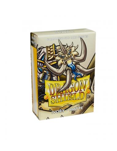 Fundas Small 59mm x 86mm Japanese Matte Marfil (60 fundas) Dragon Shield.