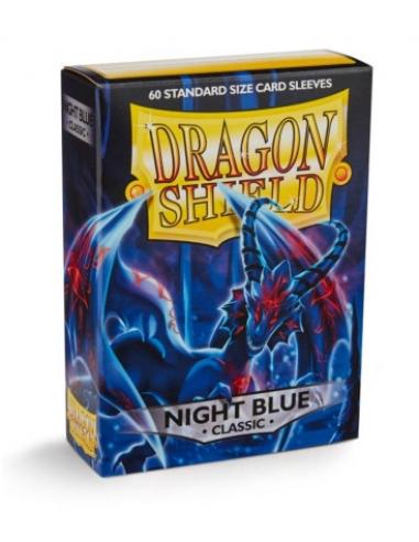 Fundas Standard Classic Night Blue Azul (60 fundas) Dragon Shield.