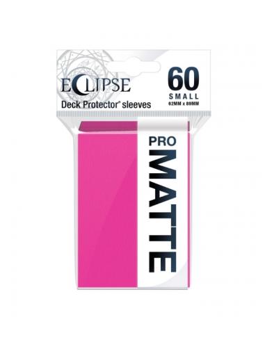 Fundas Small 62mm x 89mm Eclipse Matte Rosa (60 fundas) Ultra Pro.