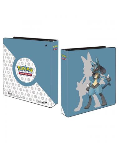 Archivador 2" 3 anillas álbum Lucario Pokemon Ultra Pro.