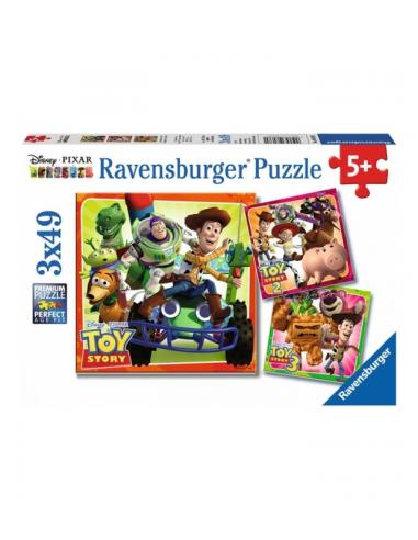 Puzzle (3 x 49 piezas) Toy Story Disney Ravensburger.