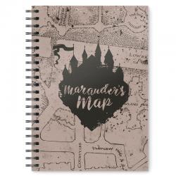 Cuaderno A5 Mapa del Merodeador Harry Potter